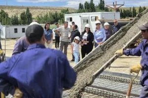 Se inició la obra del CPEM 98 de Los Catutos