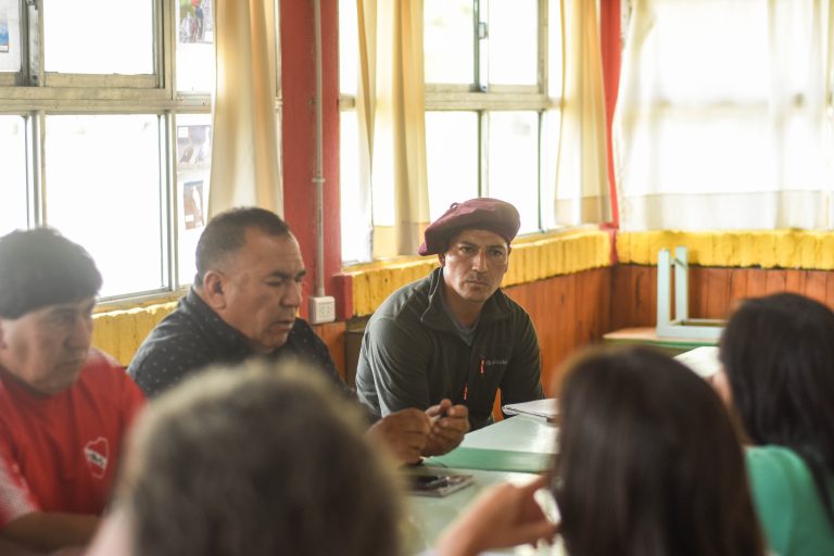 R.de los LAGOS- JUNIN DE LOS ANDES- Min. Soledad martinez se reune con loncos de las comunidades CAYULEF Y NAMUNCURA (8)